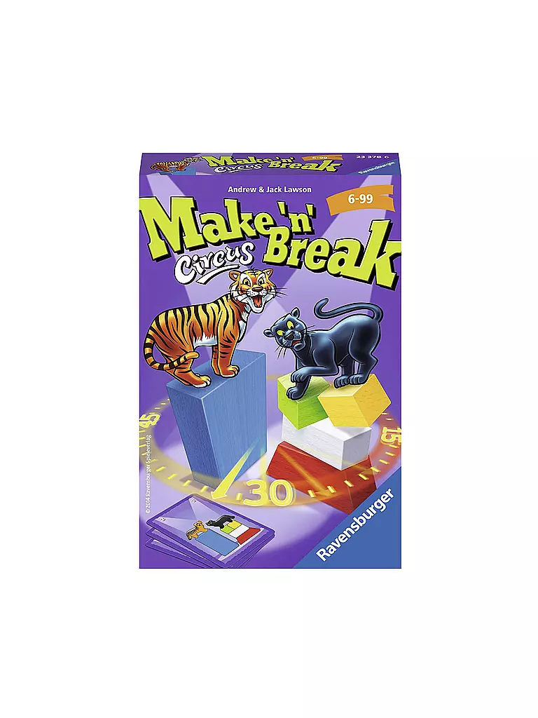 RAVENSBURGER | Make n Break Circus - Mitbringspiel  | transparent