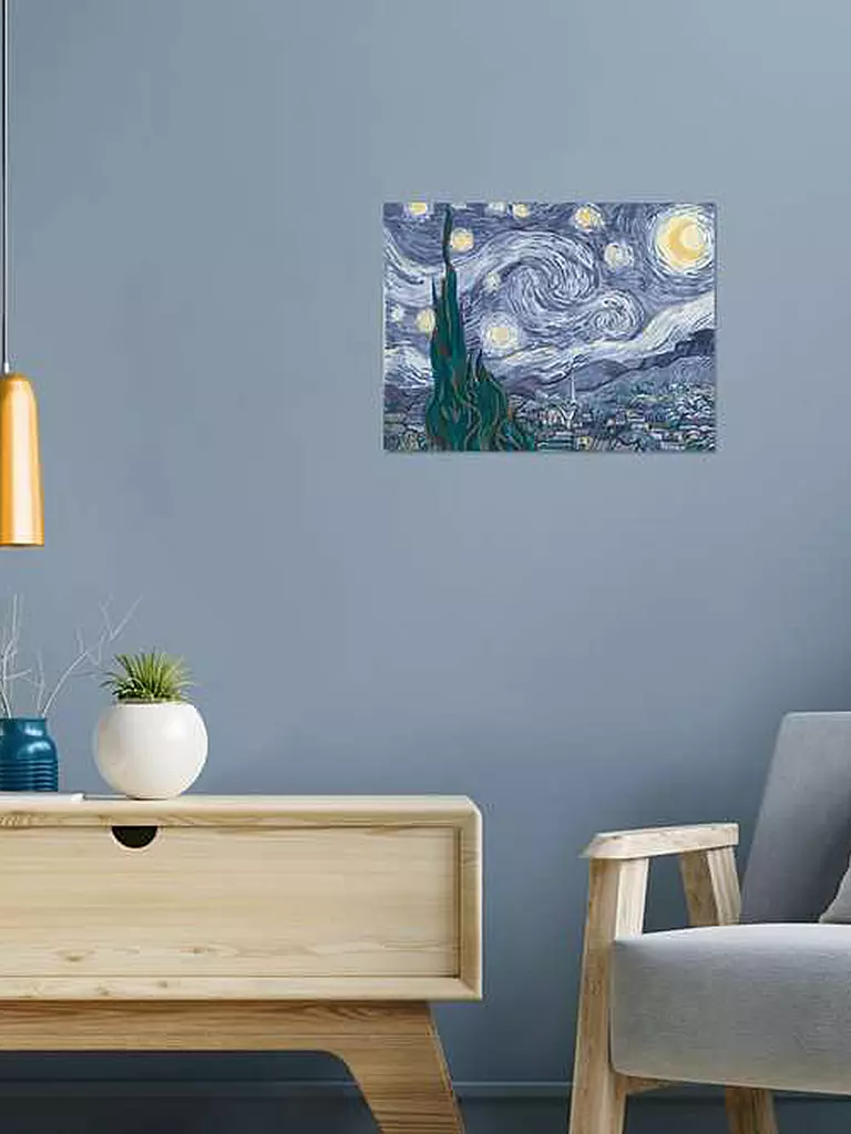 RAVENSBURGER | Malen nach Zahlen - ART Collection: Starry Night (Van Gogh) | keine Farbe
