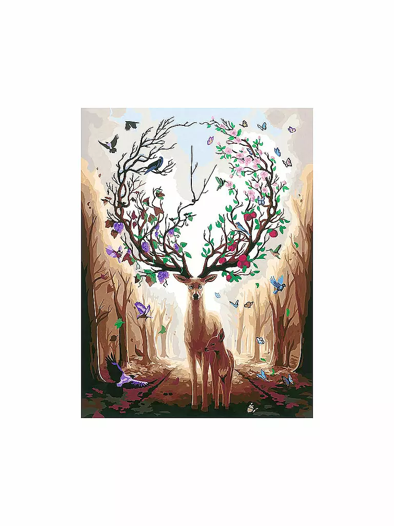 RAVENSBURGER | Malen nach Zahlen - Magischer Hirsch | keine Farbe