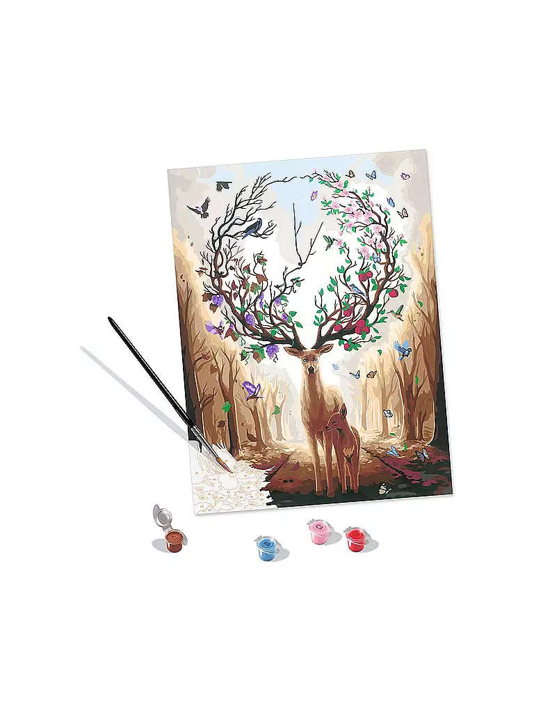 RAVENSBURGER | Malen nach Zahlen - Magischer Hirsch | keine Farbe