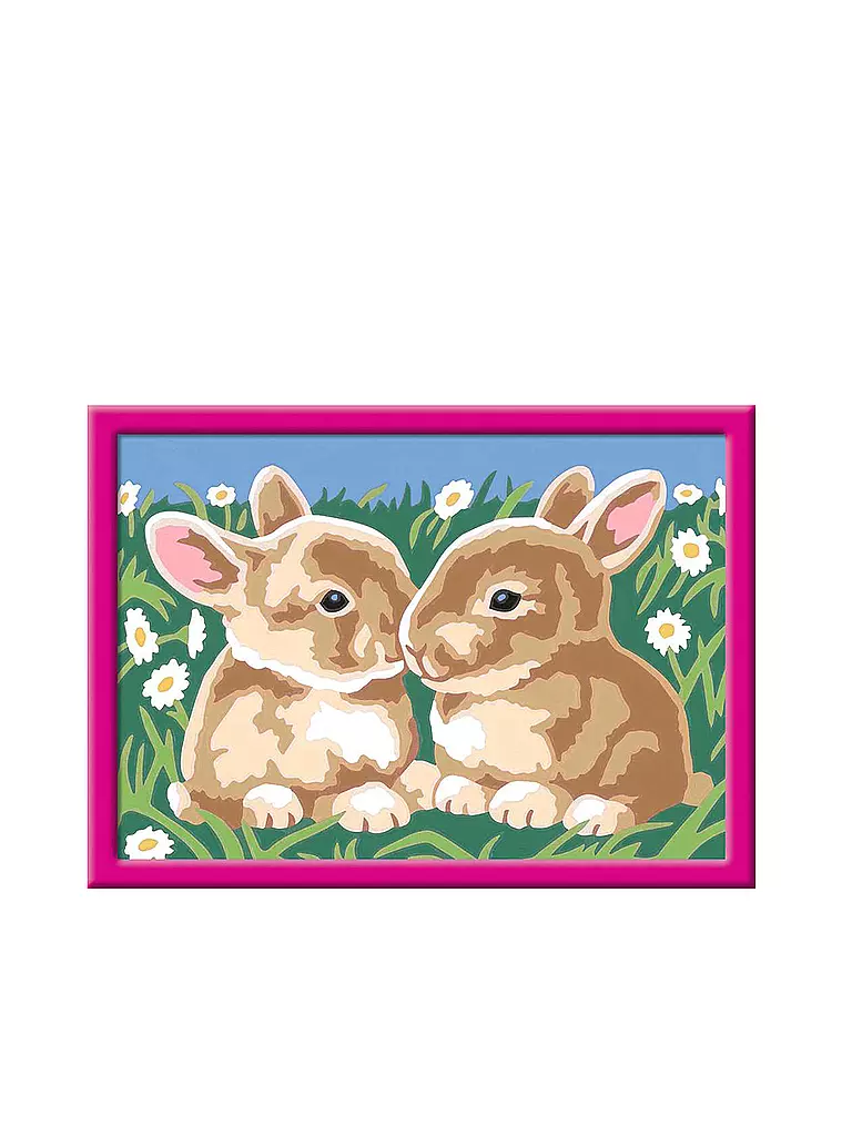 RAVENSBURGER | Malen nach Zahlen - Niedliche Häschen | keine Farbe
