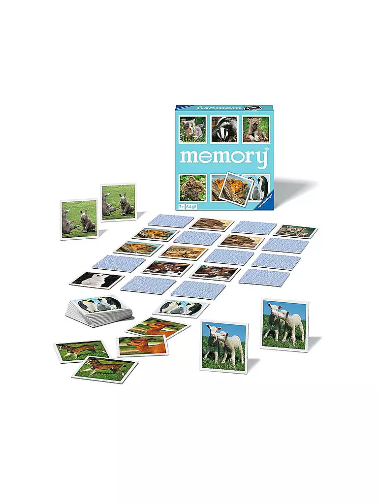 RAVENSBURGER | memory® Tierkinder | keine Farbe