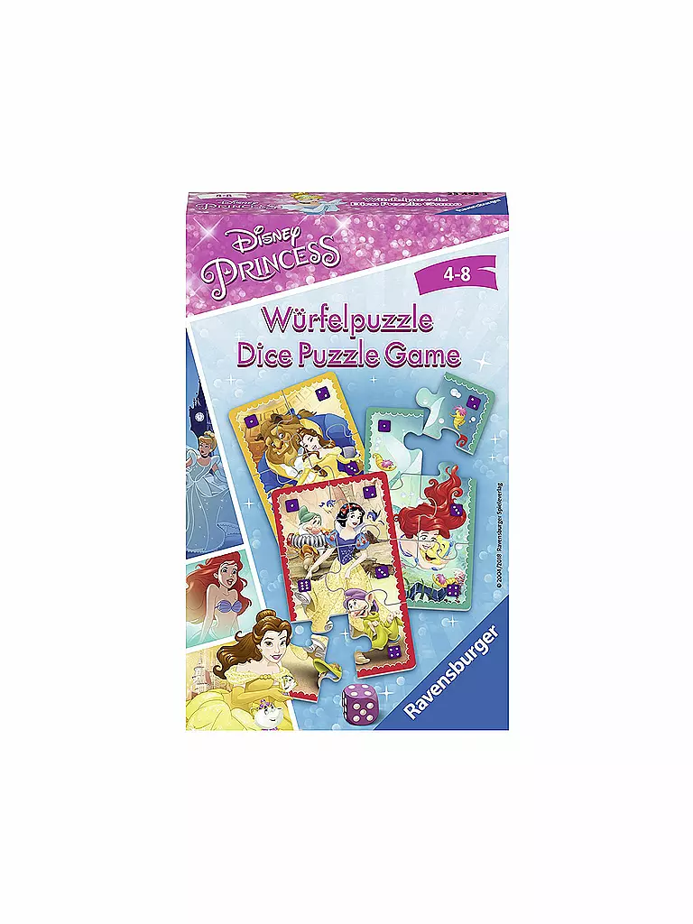 RAVENSBURGER | Mitbringspiel - Disney Princess Würfelpuzzle  | 
