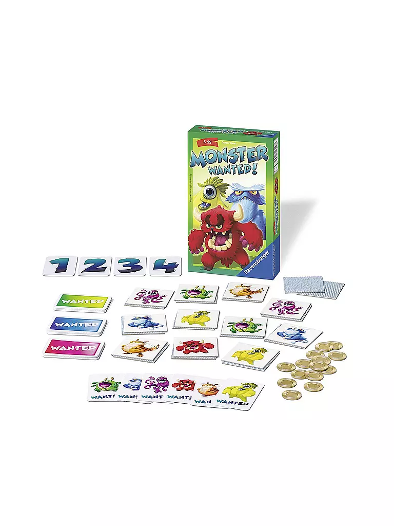 RAVENSBURGER | Monster Wanted - Mitbringspiel  | keine Farbe