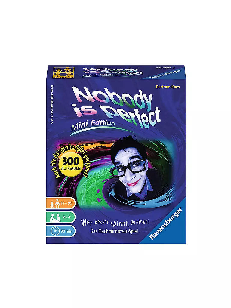 RAVENSBURGER | Nobody is perfect - Mini Edition | keine Farbe