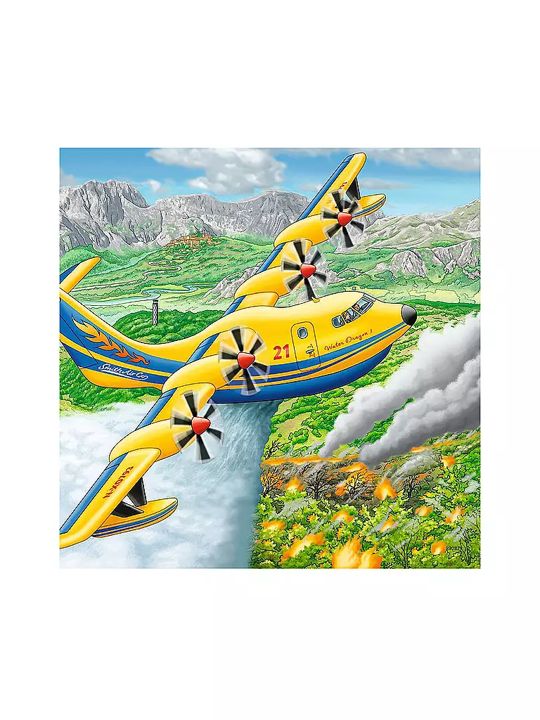 RAVENSBURGER | Puzzle - Über den Wolken 3x49 Teile | keine Farbe