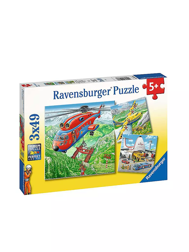 RAVENSBURGER | Puzzle - Über den Wolken 3x49 Teile | keine Farbe