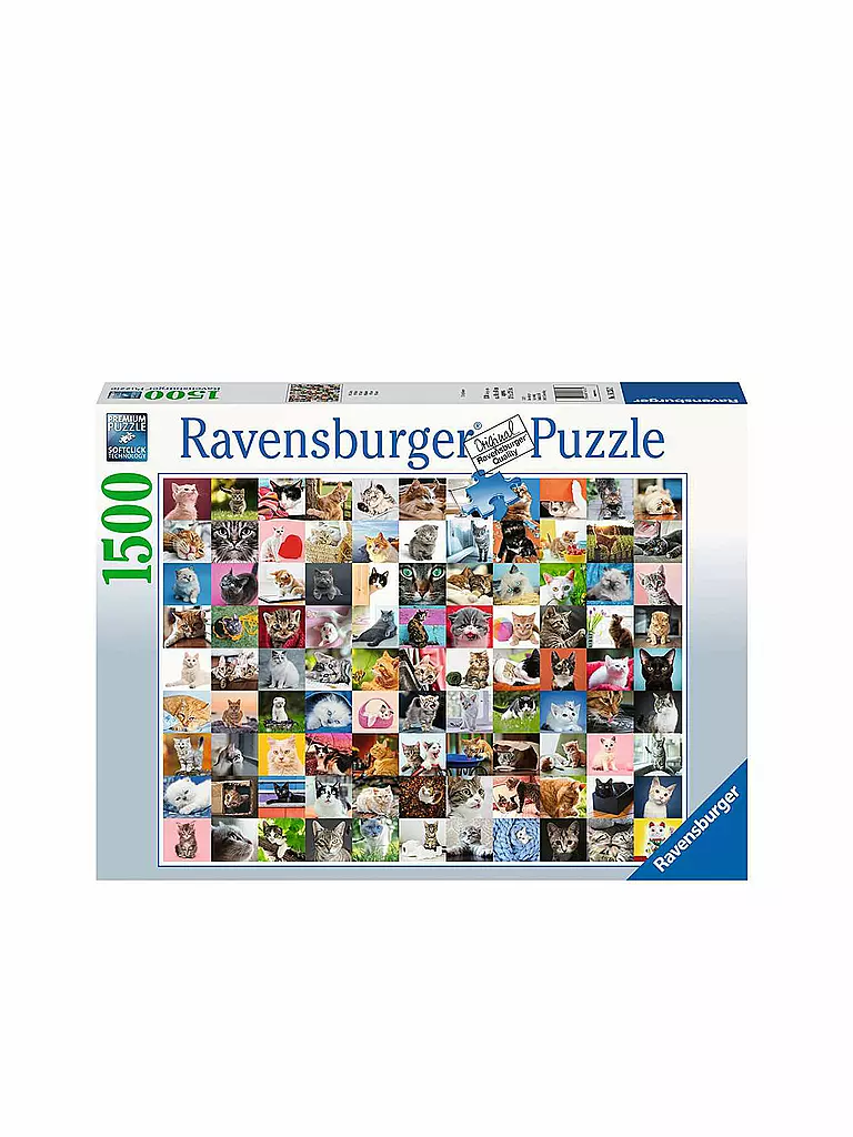RAVENSBURGER | Puzzle - 99 Katzen - 1500 Teile | keine Farbe
