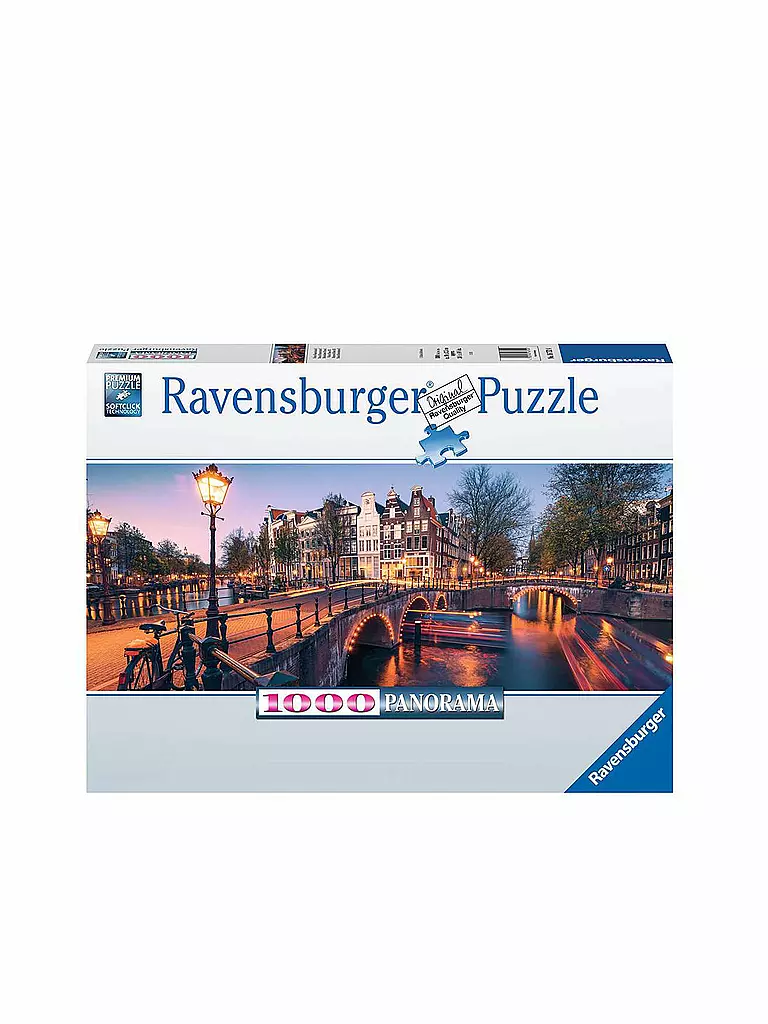 RAVENSBURGER | Puzzle - Abend in Amsterdam - 1000 Teile | keine Farbe