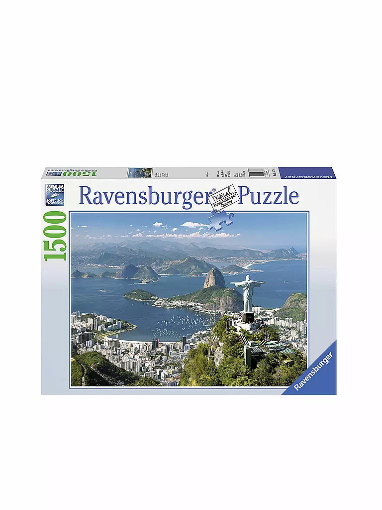 RAVENSBURGER | Puzzle - Blick auf Rio (1500 Teile) | transparent