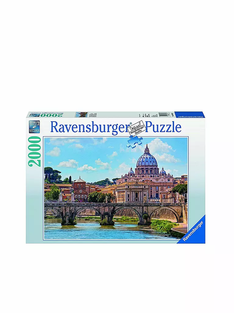 RAVENSBURGER | Puzzle - Engelsbücke in Rom (2000 Teile) | transparent