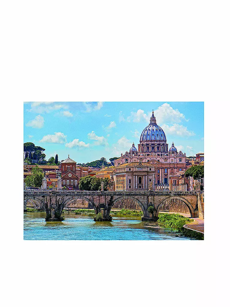 RAVENSBURGER | Puzzle - Engelsbücke in Rom (2000 Teile) | transparent