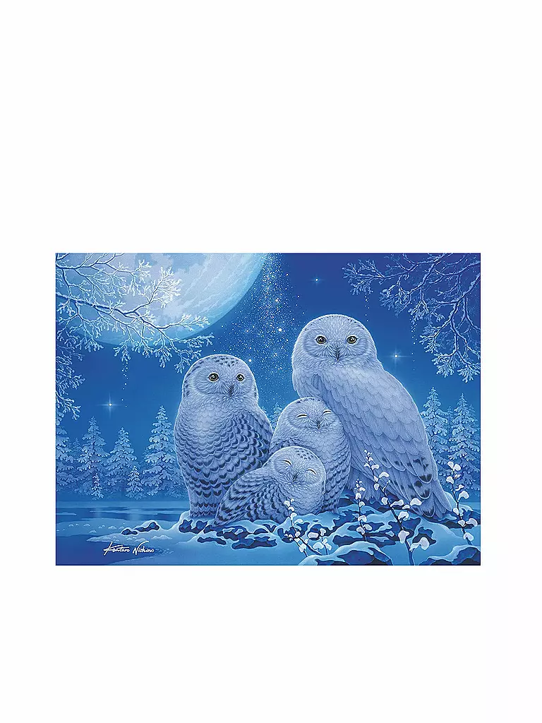 RAVENSBURGER | Puzzle - Eulen im Mondschein - 500 Teile Star Line | keine Farbe