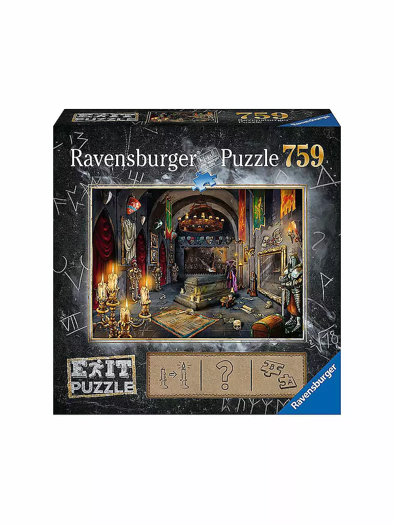 RAVENSBURGER | Puzzle - EXIT Im Vampirschloss - 759 Teile | keine Farbe