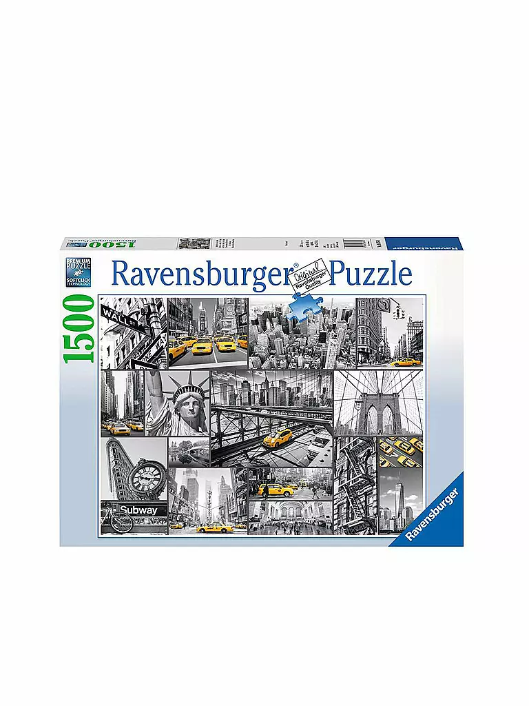 RAVENSBURGER | Puzzle - Farbtupfer in New York - 1500 Teile | keine Farbe