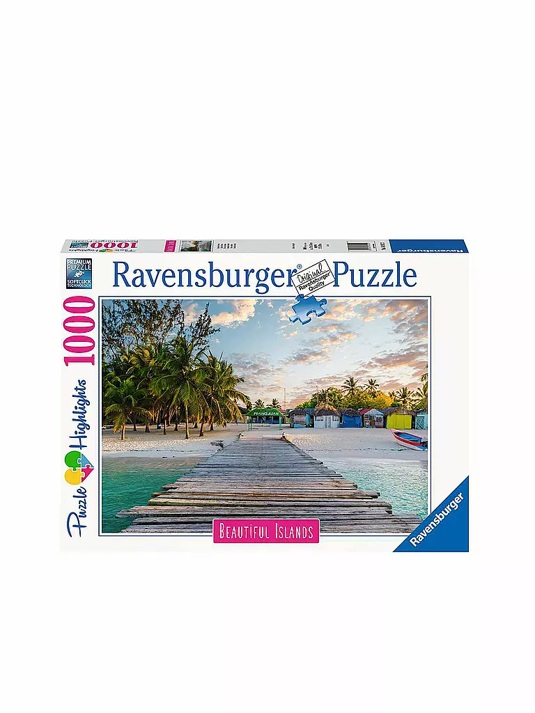 RAVENSBURGER | Puzzle - Karibische Insel 1000 Teile | keine Farbe