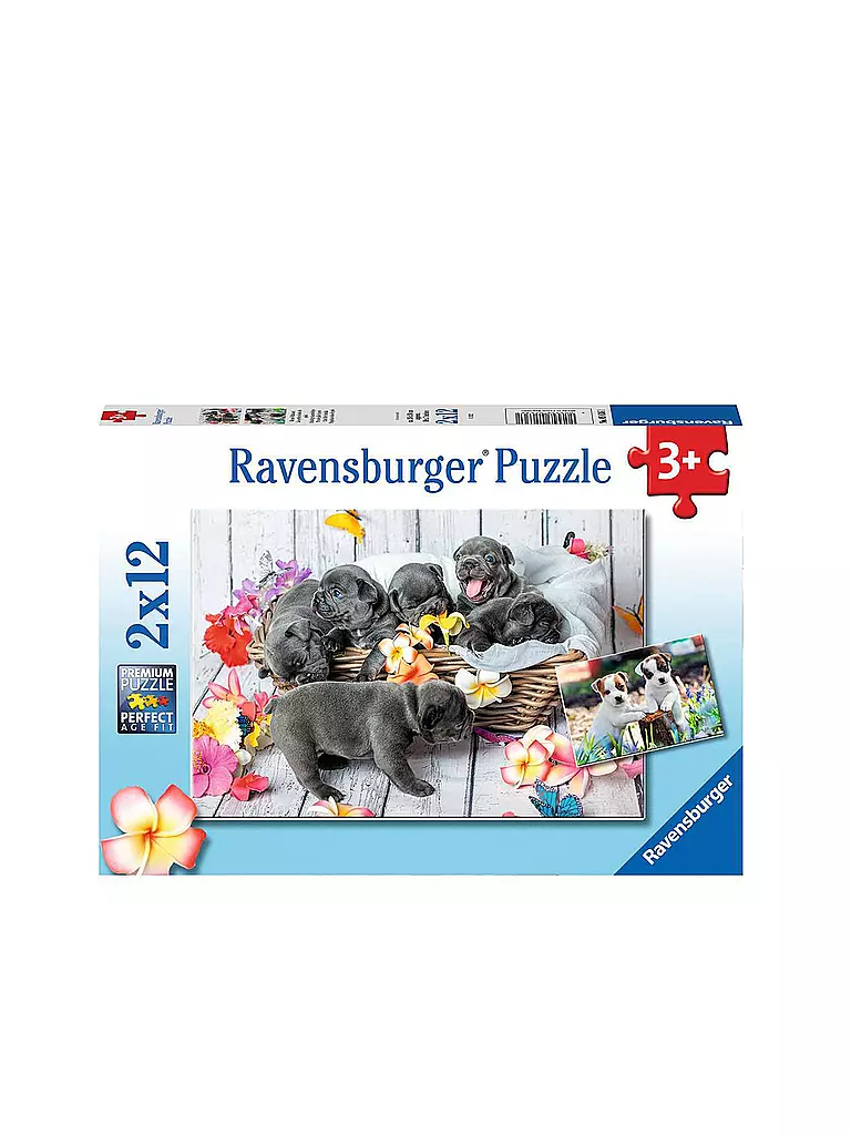 RAVENSBURGER | Puzzle - Kleine Fellknäuel 2x12 Teile | keine Farbe
