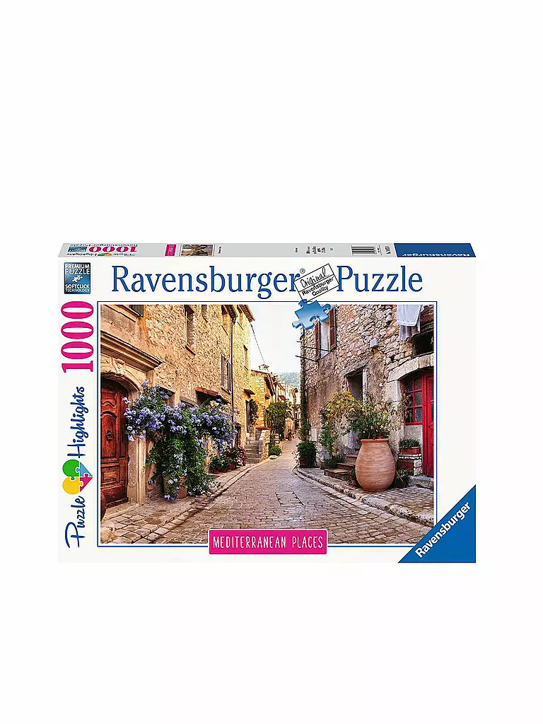 RAVENSBURGER | Puzzle - Mediterranean Places - France 1000 Teile | keine Farbe