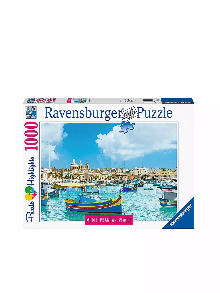RAVENSBURGER | Puzzle - Mediterranean Places - Malta 1000 Teile | keine Farbe