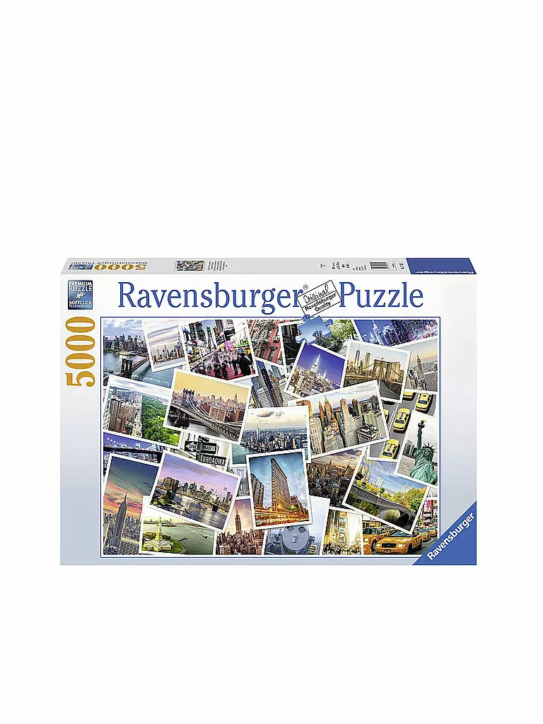 RAVENSBURGER | Puzzle - New York the City Never Sleeps (5000 Teile) | transparent