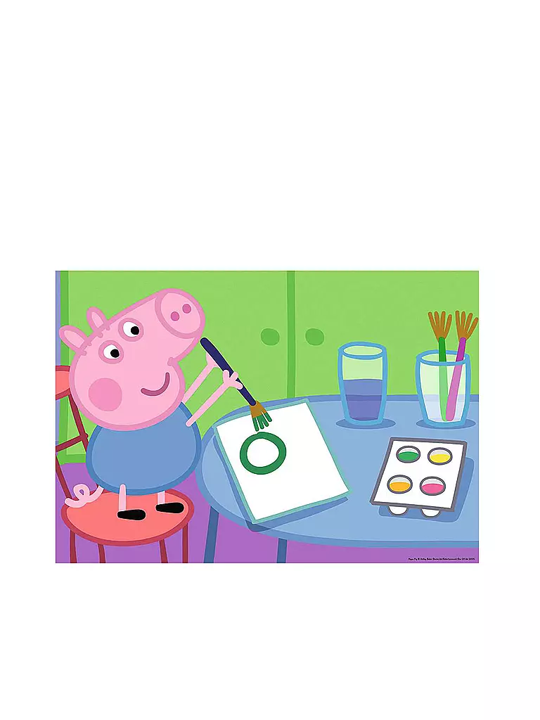 RAVENSBURGER | Puzzle - Peppa in der Schule 2x24 Teile | keine Farbe