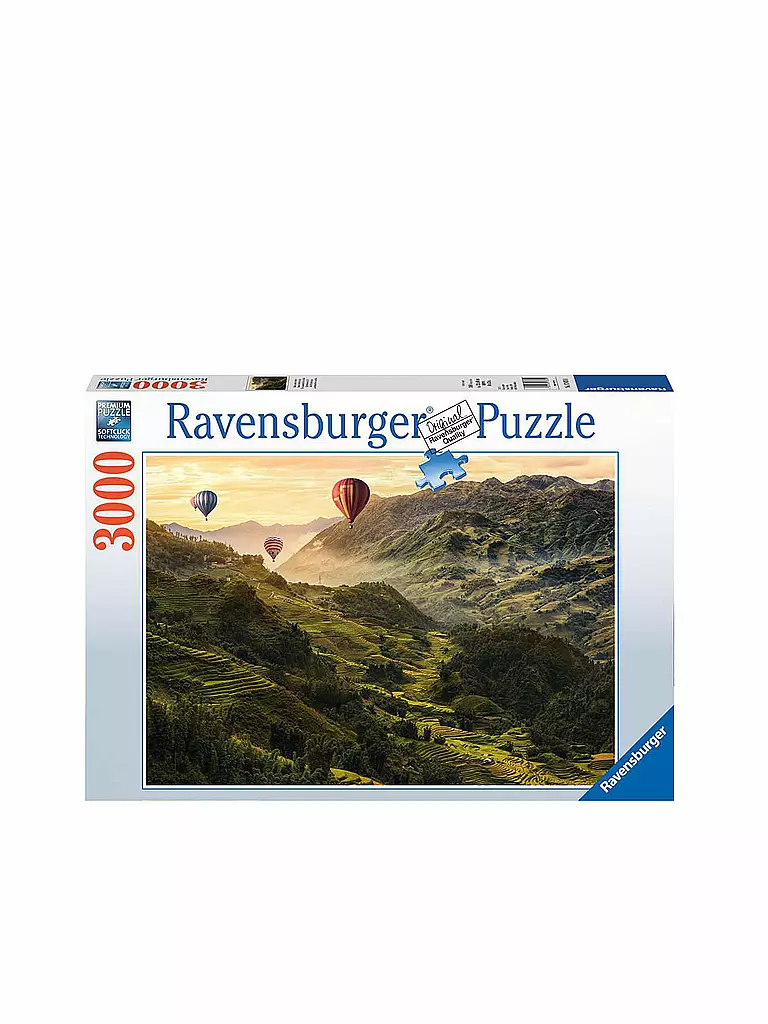 RAVENSBURGER | Puzzle - Reisterrassen in Asien - 3000 Teile | transparent