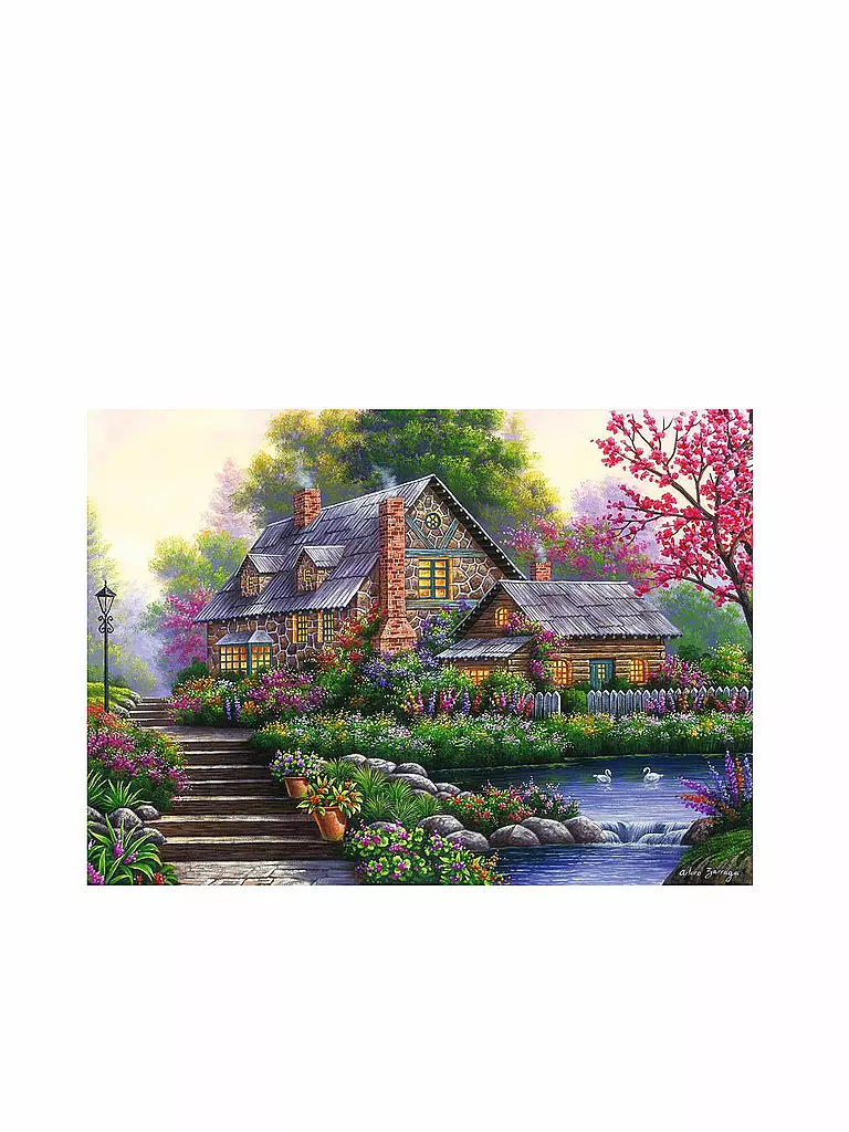 RAVENSBURGER | Puzzle - Romantisches Cottage - 1000 Teile | keine Farbe