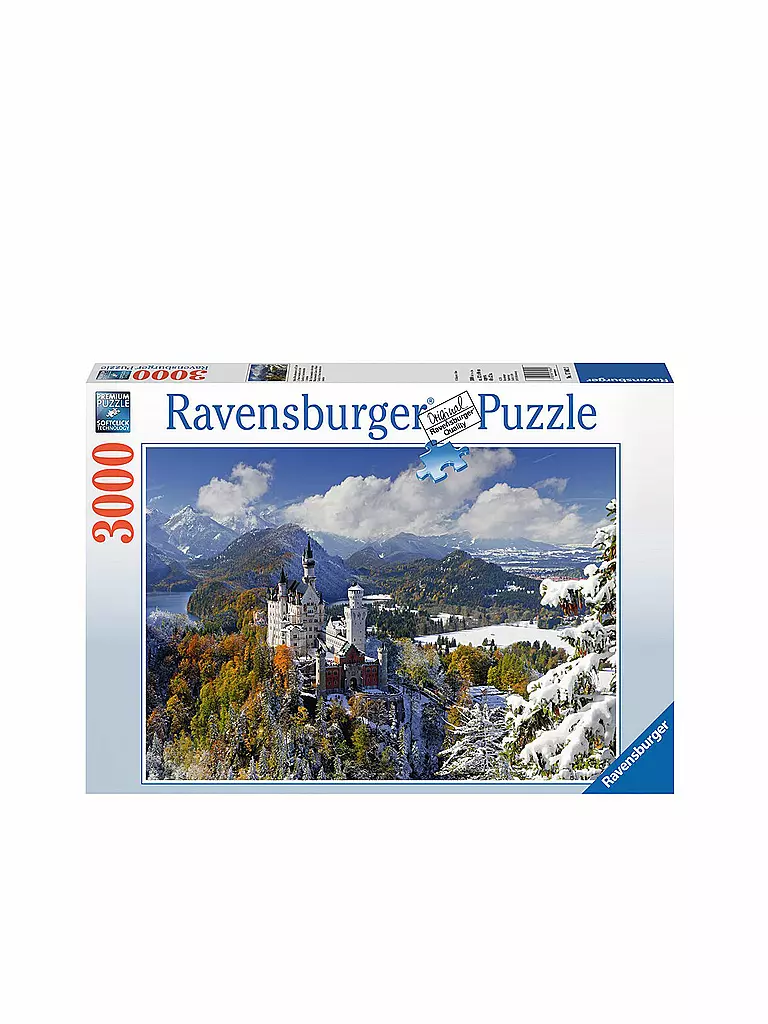 RAVENSBURGER | Puzzle - Schloß im Winter - 3000 Teile | transparent