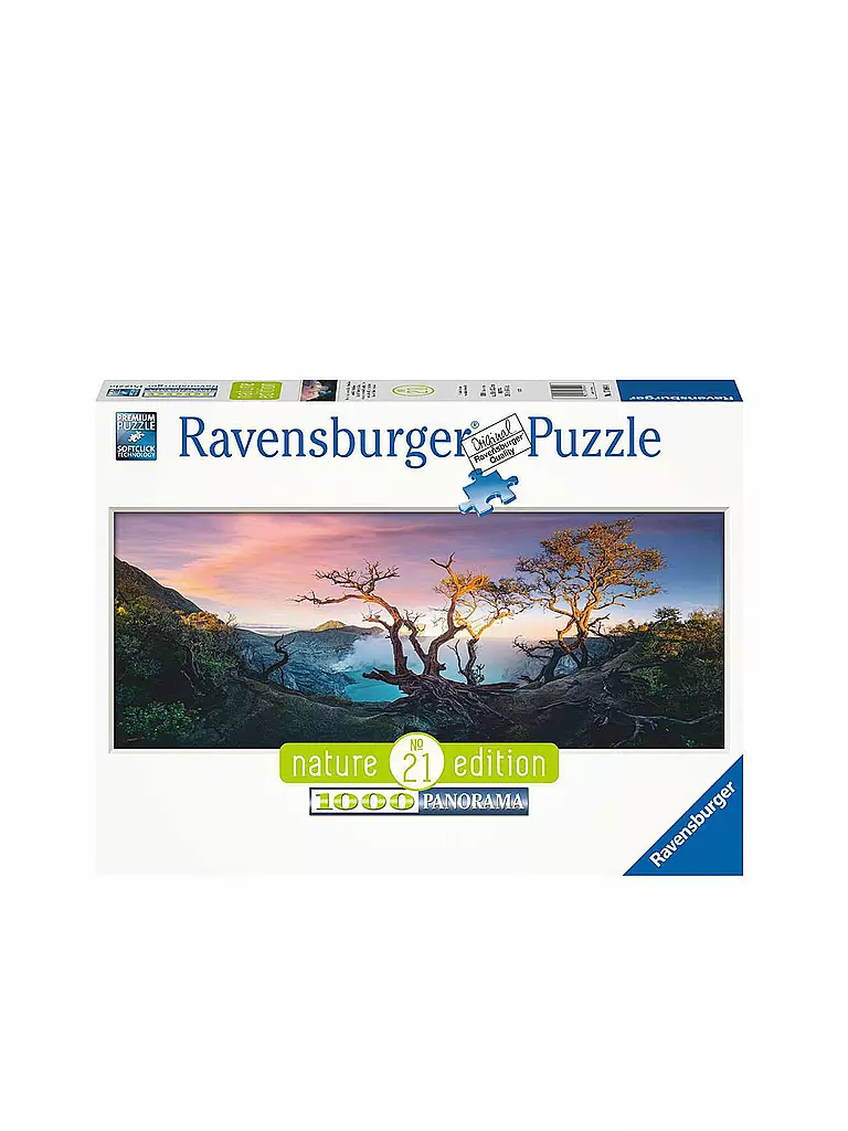 RAVENSBURGER | Puzzle - Schwefelsäure See am Mount Ijen, Java - Nature Edition 1000 Teile | keine Farbe