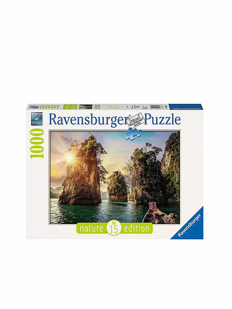 RAVENSBURGER | Puzzle - Three rocks in Cheow Thailand - 1000 Teile | transparent