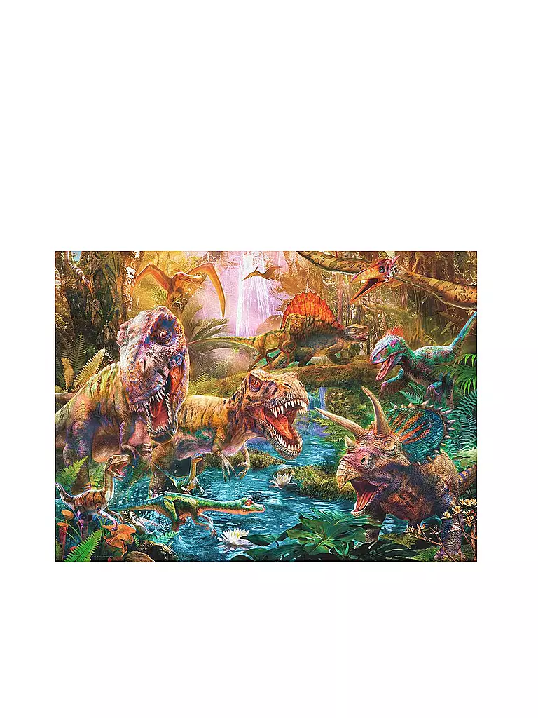 RAVENSBURGER | Puzzle - Versammlung der Dinosaurier 150 Teile XXL  | keine Farbe
