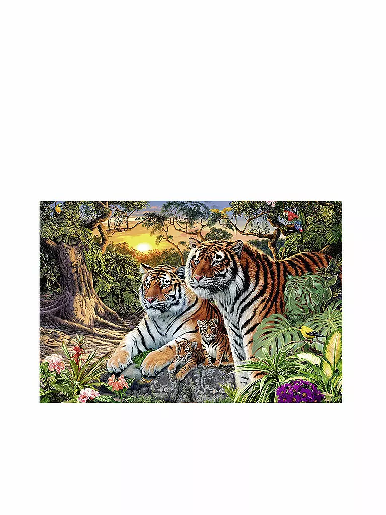 RAVENSBURGER | Puzzle - Versteckter Tiger 3000 Teile | transparent