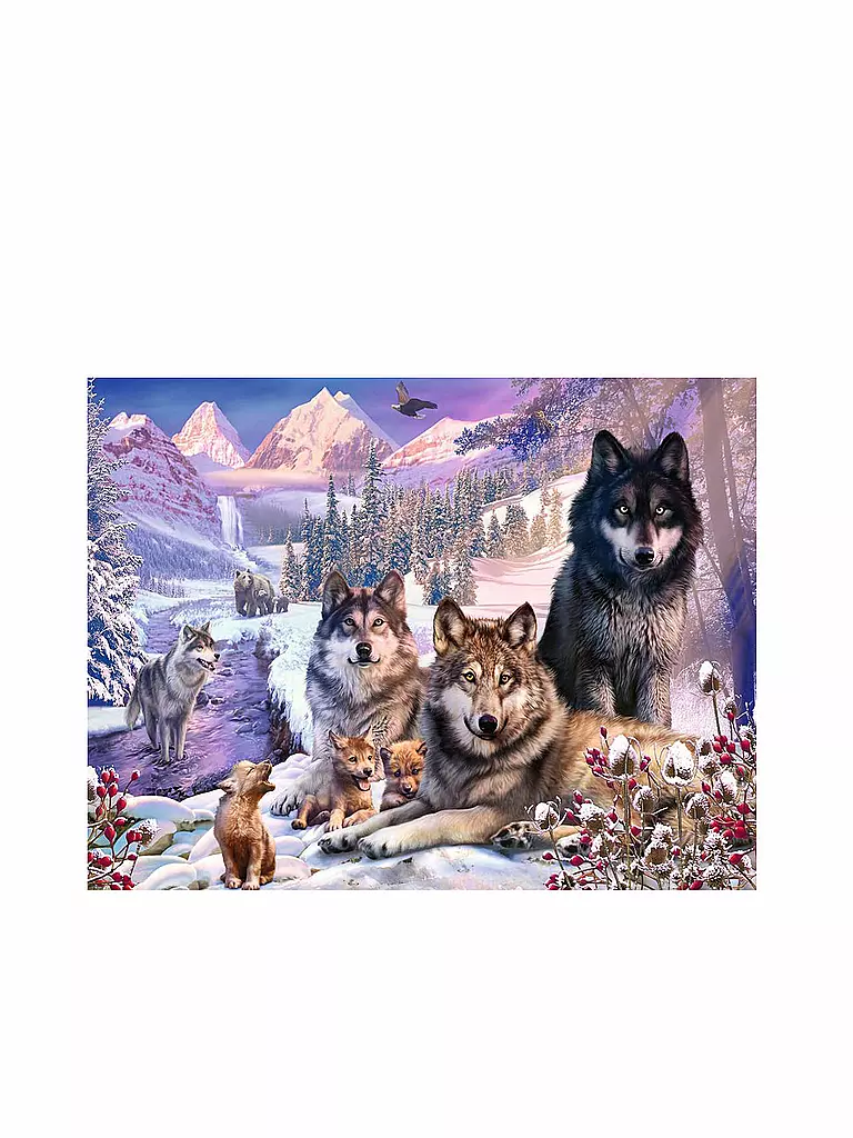 RAVENSBURGER | Puzzle - Wölfe im Schnee - 2000 Teile | keine Farbe