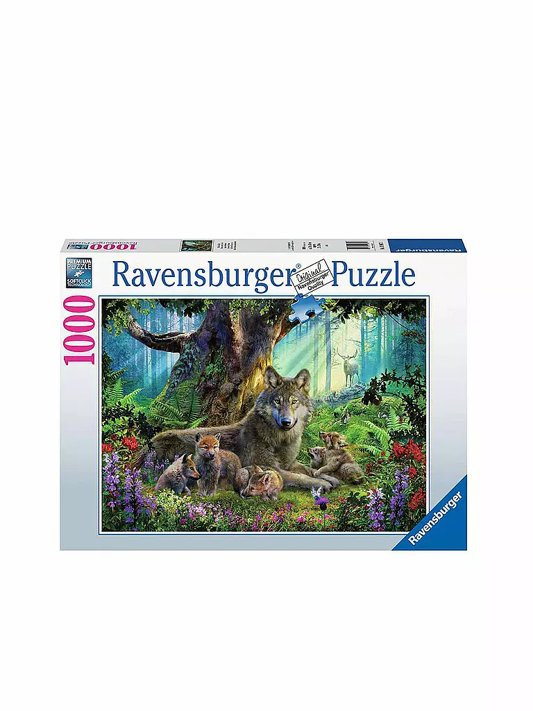 RAVENSBURGER | Puzzle - Wölfe im Wald - 1000 Teile | keine Farbe