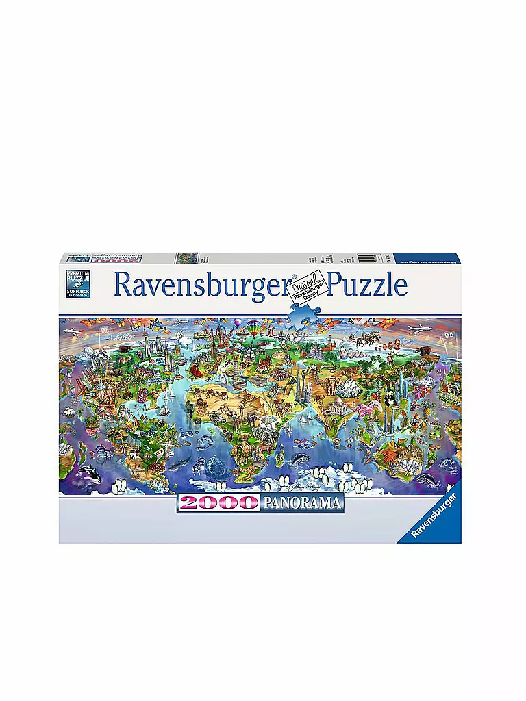 RAVENSBURGER | Puzzle - Wunder der Welt - 2000 Teile | transparent