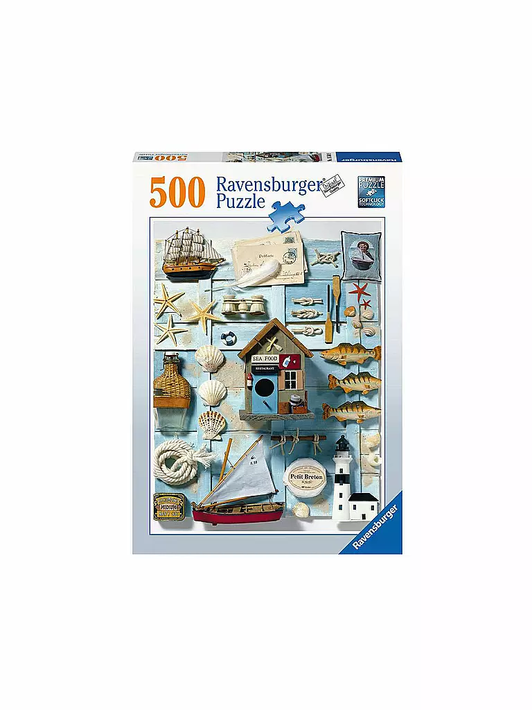 RAVENSBURGER | Puzzle 16588 - Maritimes Flair - 500 Teile | keine Farbe
