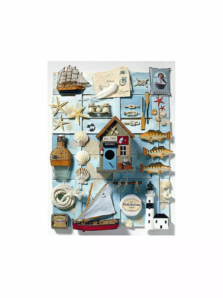 RAVENSBURGER | Puzzle 16588 - Maritimes Flair - 500 Teile | keine Farbe