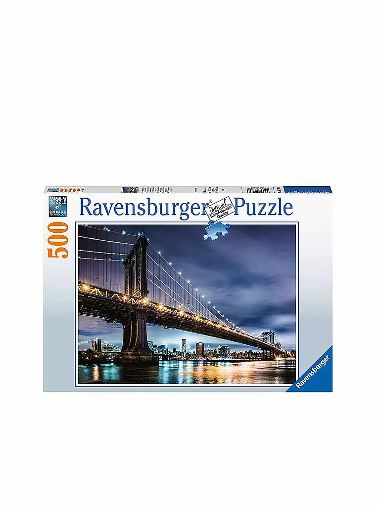 RAVENSBURGER | Puzzle 16589 - New York - die Stadt, die niemals schläft - 500 Teile | keine Farbe