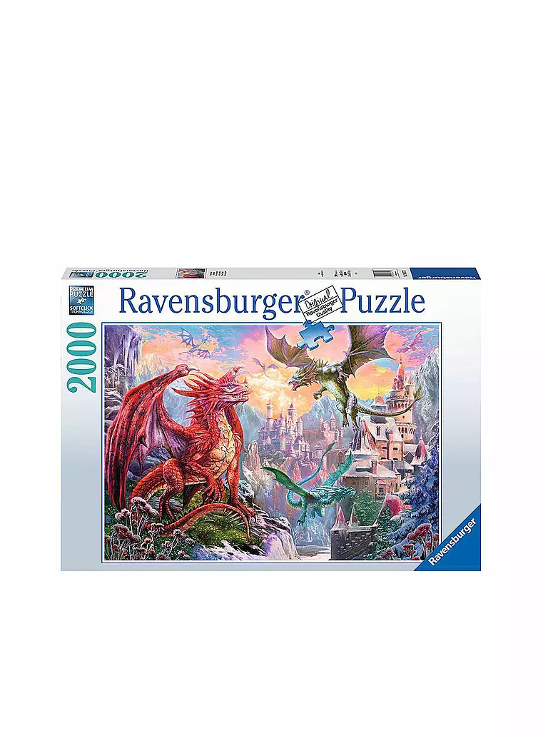 RAVENSBURGER | Puzzle 16717 - Drachenland - 2000 Teile | keine Farbe