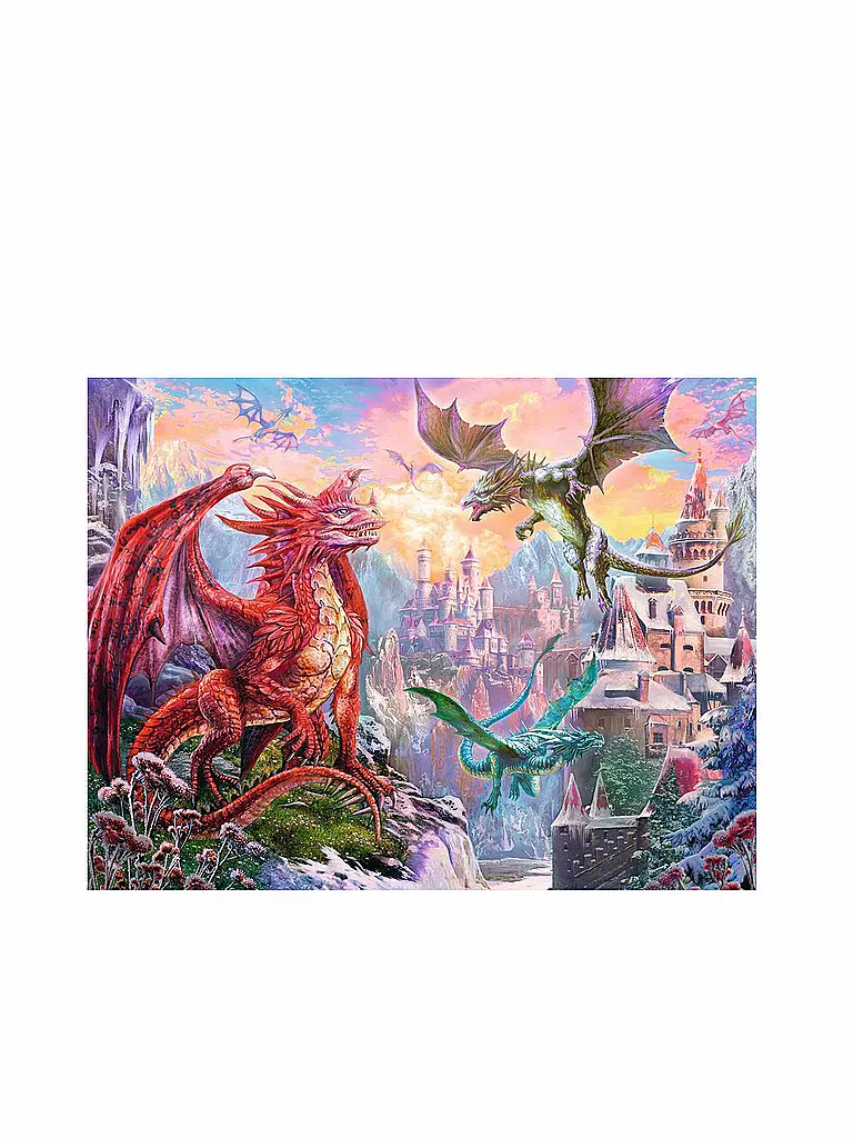 RAVENSBURGER | Puzzle 16717 - Drachenland - 2000 Teile | keine Farbe