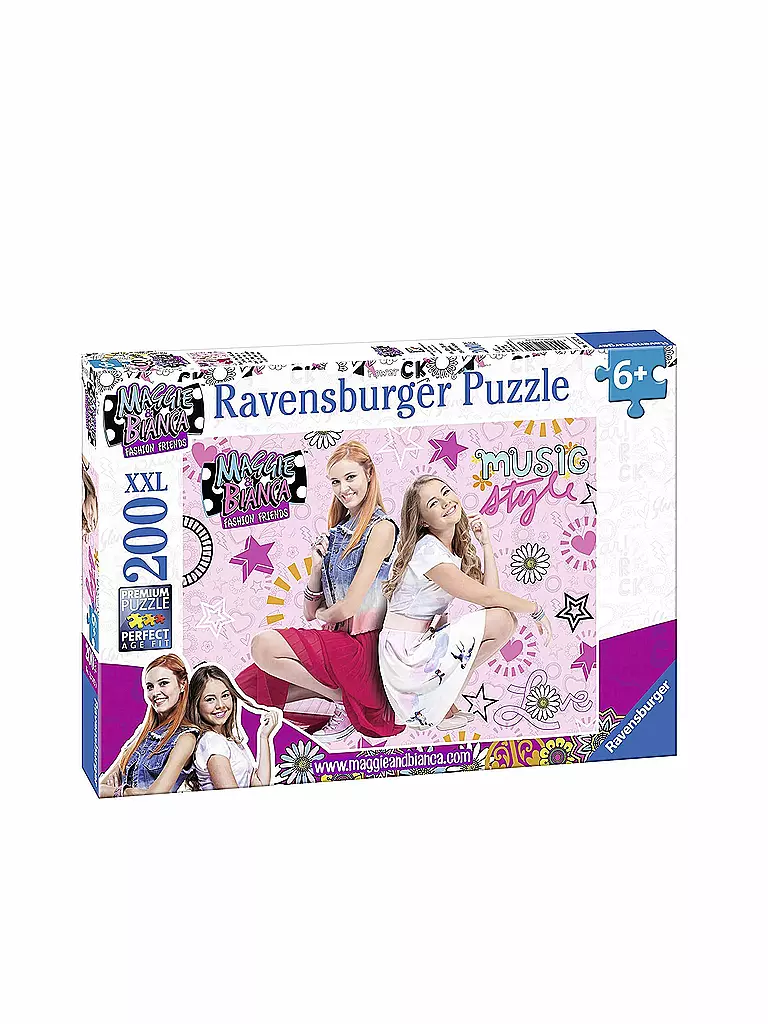 RAVENSBURGER | Puzzle XXL Maggie und Bianca - Freundschaft und Musik 200 Teile | keine Farbe