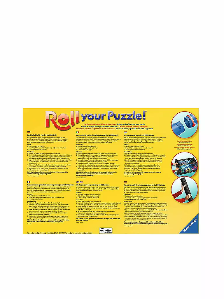 RAVENSBURGER | Roll your Puzzle - Puzzlerolle | keine Farbe