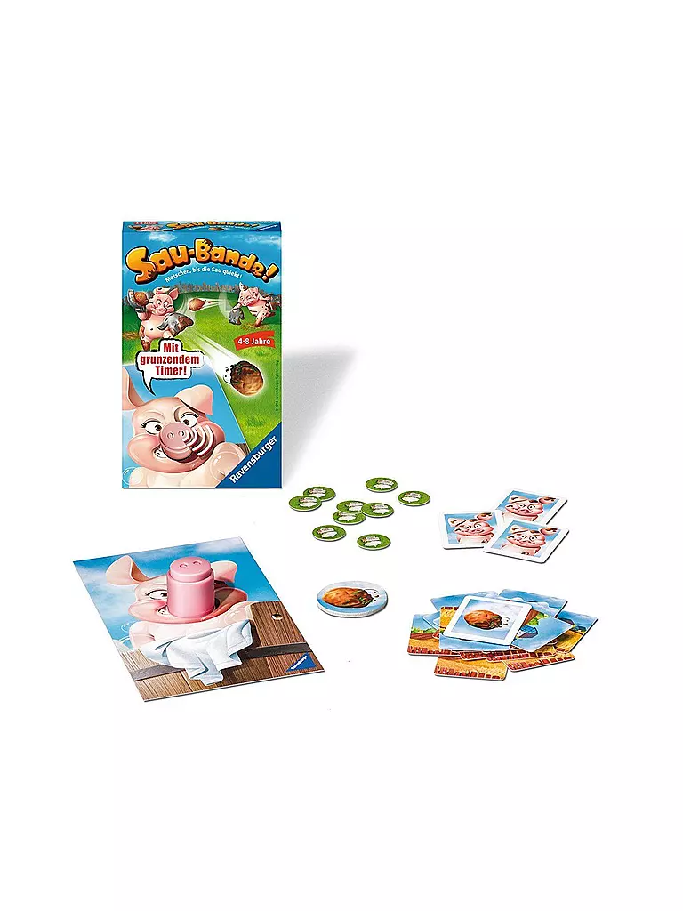 RAVENSBURGER | Sau Bande - Mitbringspiel  | transparent