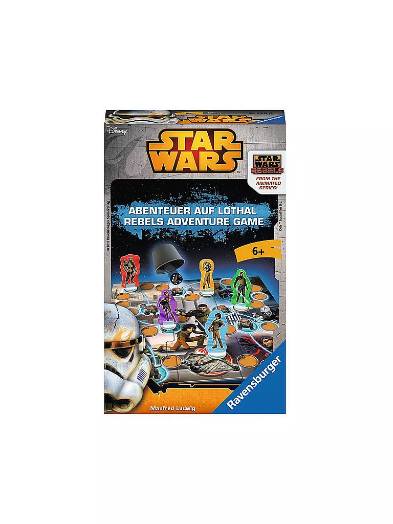 RAVENSBURGER | Star Wars Brettspiele Rebels Abenteuer auf Lothal - Mitbringspiel  | 
