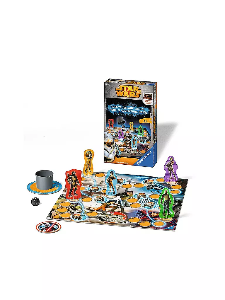 RAVENSBURGER | Star Wars Brettspiele Rebels Abenteuer auf Lothal - Mitbringspiel  | 