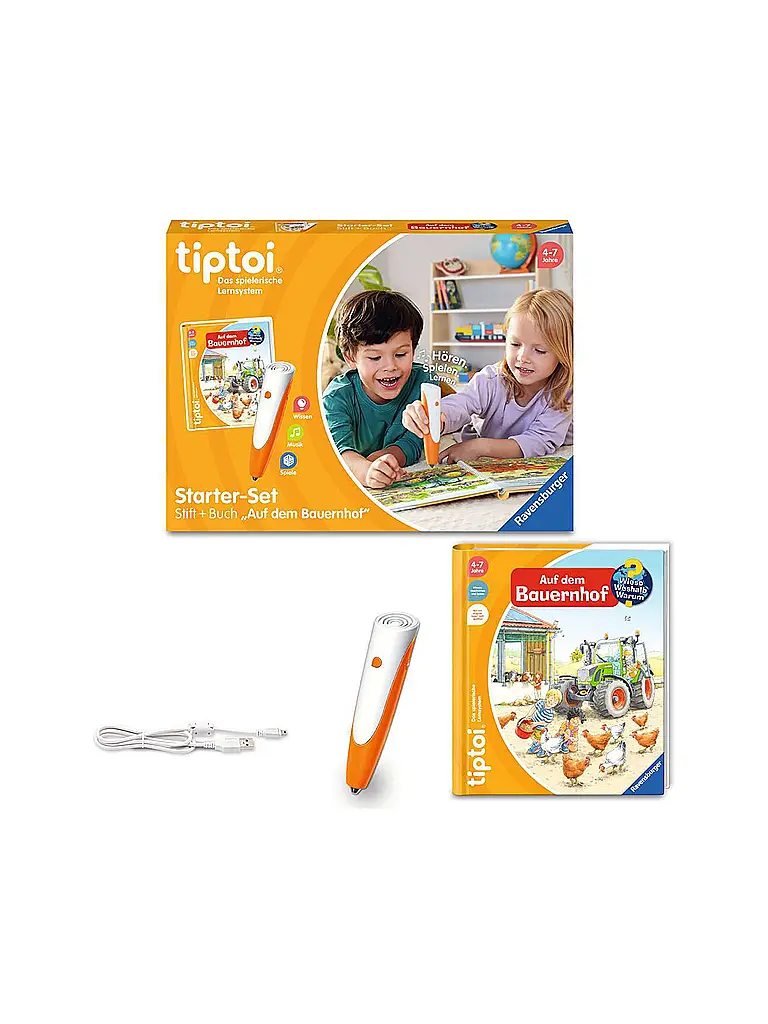 RAVENSBURGER | Starter-Set Stift und Bauernhof-Buch | bunt