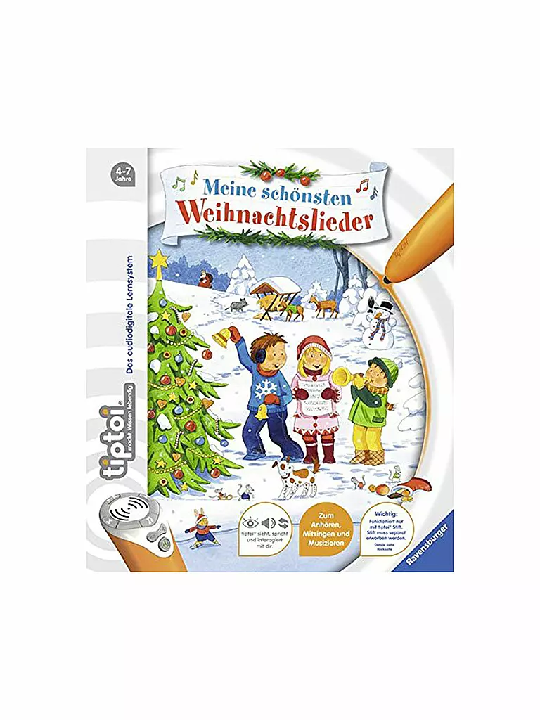 RAVENSBURGER | Tiptoi - Buch - Meine schönsten Weihnachtslieder | keine Farbe
