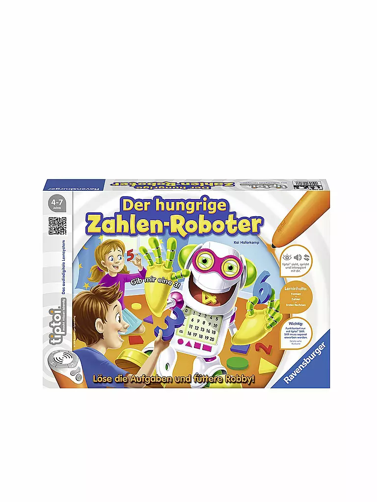 RAVENSBURGER | Tiptoi - Der hungrige Zahlenroboter | keine Farbe