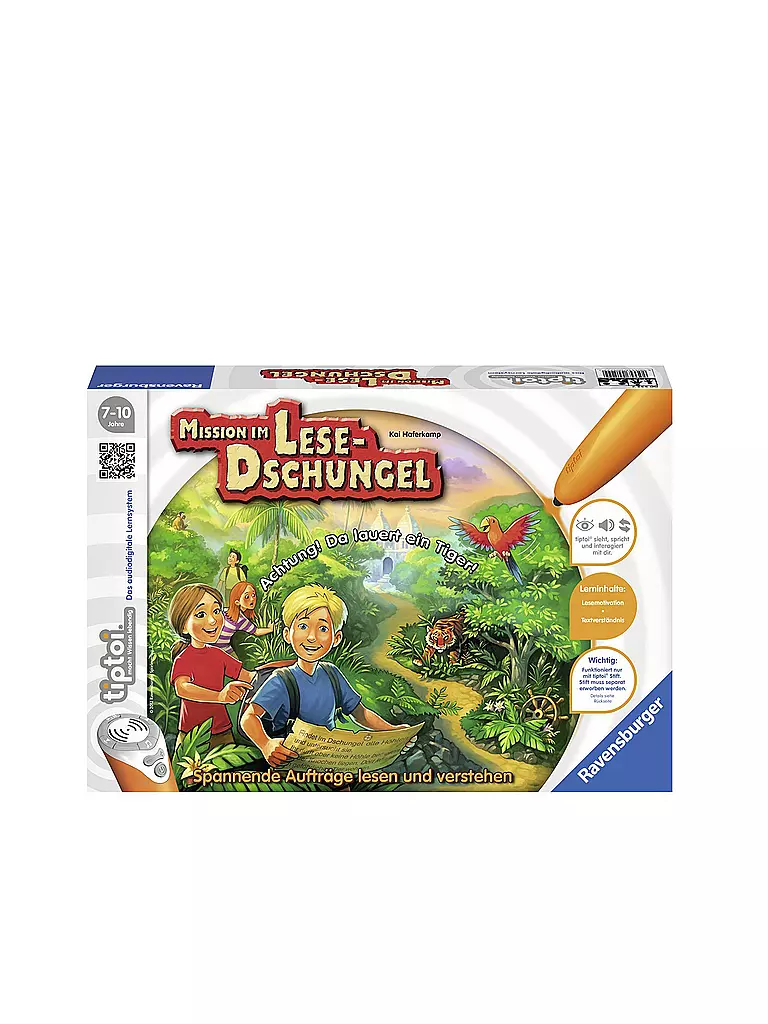 RAVENSBURGER | Tiptoi - Mission im Lesedschungel | 