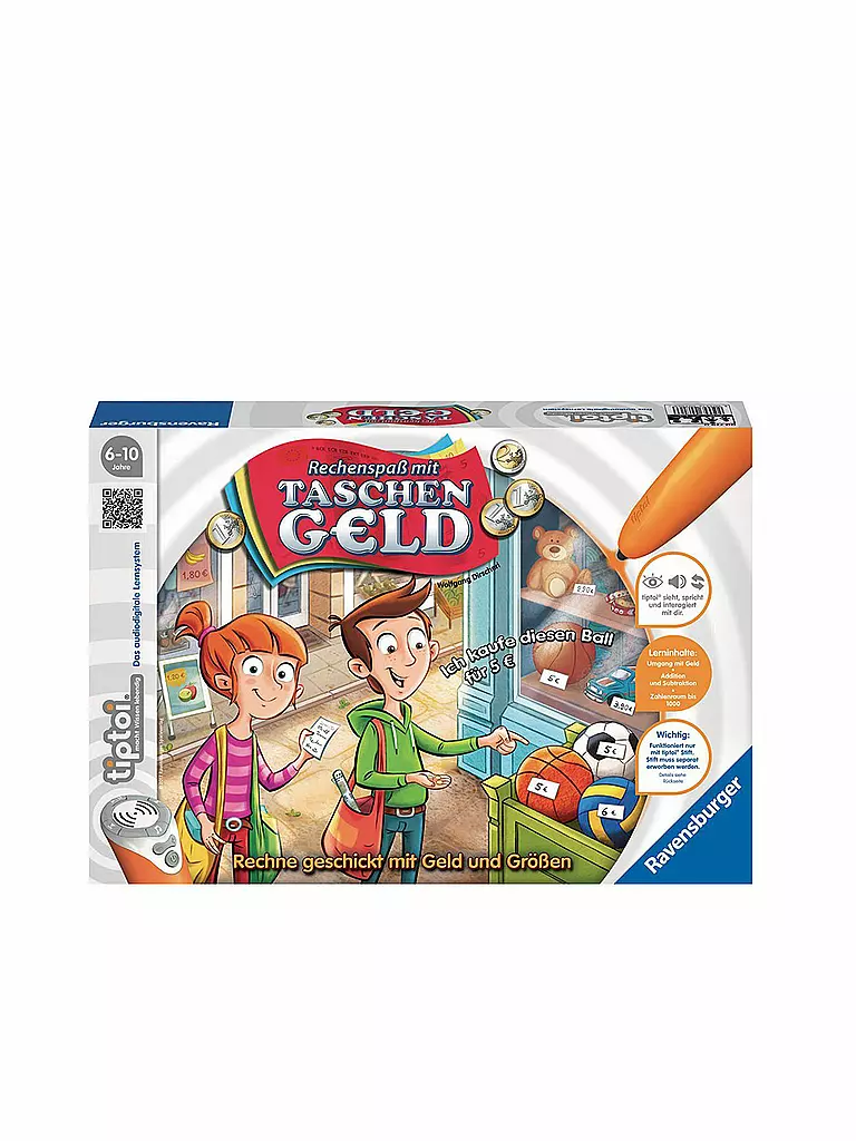 RAVENSBURGER | Tiptoi - Rechenspaß mit Taschengeld | keine Farbe